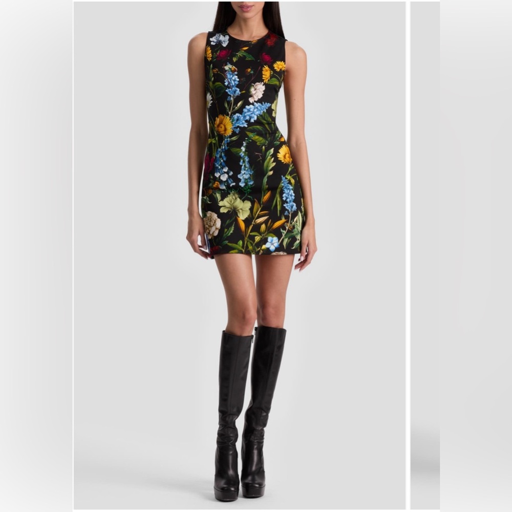 Alice and Olivia Wynell Floral Mini Dress